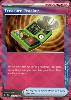 Treasure Tracker - ACE SPEC - Prismatic Evolutions 131/131 - MINT - Pokemon - Image 1