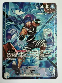 OP16-041 Buggy Leader Alt Art The Time Of Battle One Piece TCG English Card - Image 1
