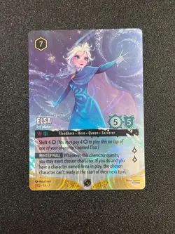 Disney Lorcana Elsa The Ice Maker promo foil top 32 from Challenge Dortmund Eng - Image 1