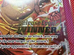 Monkey.D.Luffy P-135 Winner Stamp OP16 Pre-Release Event Promo Card Sealed - Image 2