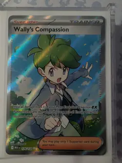 Wally's Compassion – 176/132 – Mega Evolution – Ultra Rare – NM Pokemon Card - Image 1
