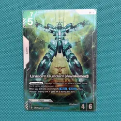 Unicorn Gundam (Awakened) - GD04-066 Phantom Aria LR+ Alt - NM Gundam Card Game - Image 1