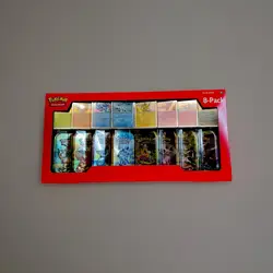 Pokemon TCG Prismatic Evolutions Mini Tin Case Sealed Tins, 8-Pack - Image 1