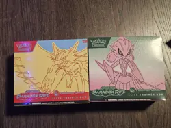 Paradox Rift Pokemon Center Elite Trainer Box Matching Art Set - Image 1