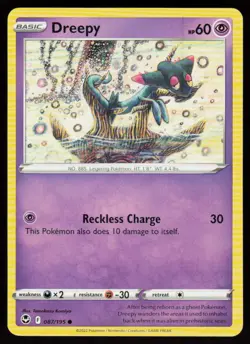 Dreepy 087/195 Common Silver Tempest Pokemon Near Mint - Image 1