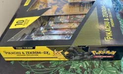 Pokemon TCG Pikachu & Zekrom GX Tag Team Premium Collection Sealed 10 Packs - Image 5