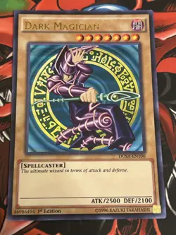 Yugioh Dark Magician DUSA - EN100 1st Edition Ultra Rare Near Mint - Image 1