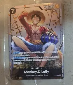 P-075 Monkey.D.Luffy Promo Card TS-02 Tin Set 02 ENGLISH SEALED - Image 1