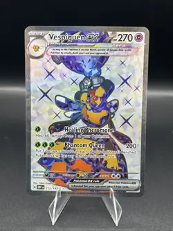 Vespiquen EX Obsidian Flames Full Art Ultra Rare Holo Card 212/197 - Image 1