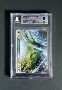 Pokemon Lugia LEGEND 029/070 Soulsilver Holo 1st Ed BGS 9 Japanese Psa - Image 1