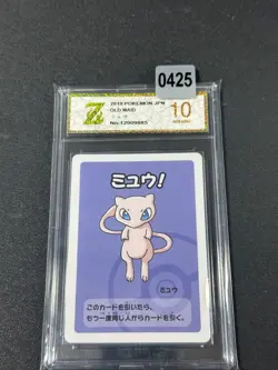 2019 Pokemon Mewtwo Playing Card Japanese Old Maid Grade 10 - Image 1