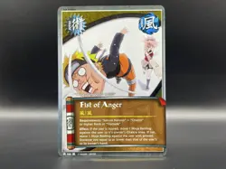 Fist of Anger J-580 Foil Foretold Prophecy Naruto Card Game - Image 1