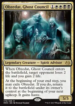 MTG OBZEDAT, GHOST COUNCIL - OBZEDAT, CONCILIO FANTASMA - MMA3 - MAGIC - Image 1