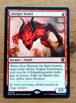 Mtg Magic: Lastiger Teufel, Vexing Devil, DEUTSCH, Nearmint - Image 2