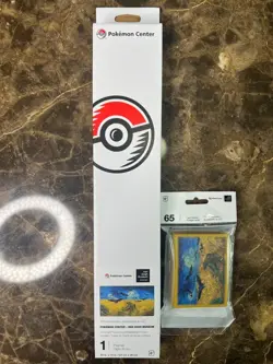 Pokemon x Van Gogh Museum Corviknight Wheatfield Playmat & Sleeves - Image 1
