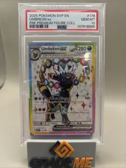 PSA 10 GEM Mint Umbreon #176 Pokemon Prismatic Premium Figure Collection Promo - Image 1