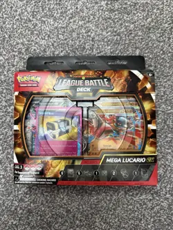 Pokemon Mega Lucario League Battle New Sealed - Image 1