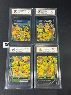 Pikachu V-union Promo 109/S-P - 112/S-P Combination Set - Pokemon Grade 10 - Image 1
