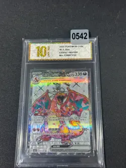 Pokemon TCG S-Chinese Charizard ex CSV5C 145/129 SR Grade 10 - Image 1