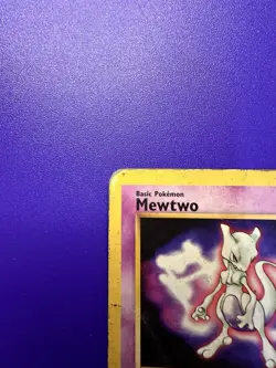 MEWTWO #3 BLACK STAR (MOVIE PROMO) RARE VINTAGE POKEMON TCG 1999 - Image 2