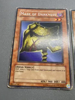 Yu-Gi-Oh! 3X Mask Of Darkness HP DAMAGED - Image 2