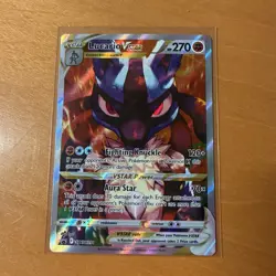 Pokemon TCG Lucario VSTAR SWSH291 Crown Zenith ETB Black Star Promo Card - Image 1