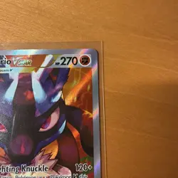 Pokemon TCG Lucario VSTAR SWSH291 Crown Zenith ETB Black Star Promo Card - Image 4