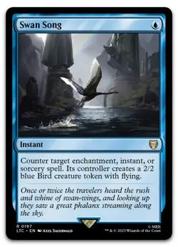 Swan Song #197 (NM) Lord of the Rings LTC Magic MTG - Image 1