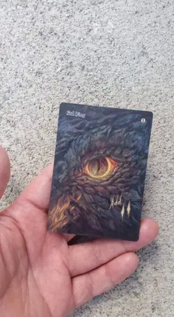 MtG Sol Ring Full Magic Altered Hand Painted Art Original Alter - Image 2