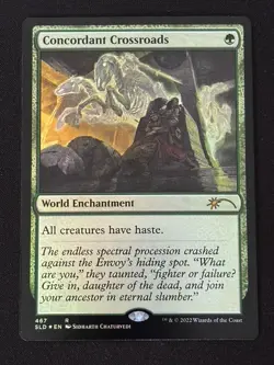 1x MTG Concordant Crossroads (Foil) - Secret Lair Drop Series (SLD) #467 - Magic - Image 1
