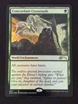 1x MTG Concordant Crossroads (Foil) - Secret Lair Drop Series (SLD) #467 - Magic - Image 3