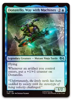 Donatello, Way with Machines #38 (Foil) NM Teenage Mutant Ninja Turtles - Image 1