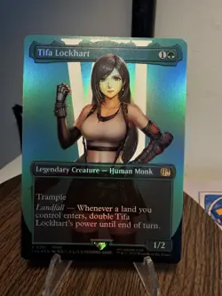 MTG, Tifa Lockhart-(Borderless) Final Fantasy Foil NM - Image 3