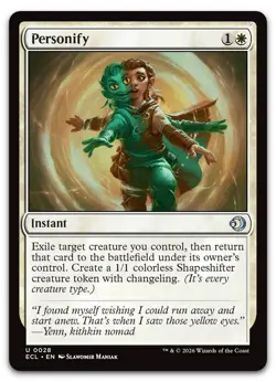 Personify #28 (NM) Lorwyn Eclipsed ECL Magic MTG - Image 1