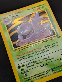 Pokemon TCG - Muk 13/62 Holo Fossil set - WOTC - LP+ - Image 1