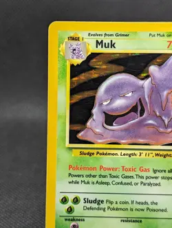 Pokemon TCG - Muk 13/62 Holo Fossil set - WOTC - LP+ - Image 4