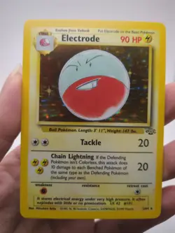 Pokemon TCG Electrode 1999 Unlimited Jungle 2/64 Rare Holo - Image 1