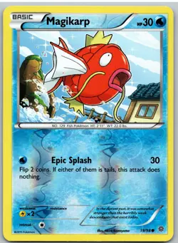 Magikarp 19/98 Common Ancient Origins Pokemon Reverse Holo - Image 1