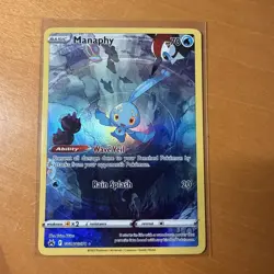 2023 Pokemon Manaphy GG06/GG70 Crown Zenith: Galarian Gallery Full Art - Image 1