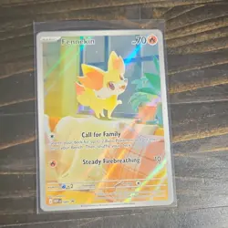 Pokemon TCG Fennekin 080 Me:Mega Evolution Promo Holo Basic 70 HP English - Image 1