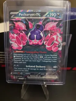 Pokemon TCG Pecharunt ex 039/064 Shrouded Fable Double Rare NM - Image 1