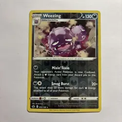Pokemon TCG Chilling Reign Reverse Holo Weezing 095/198 - Image 1