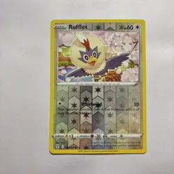 Pokemon - RUFFLET - 136/203 - Reverse Holo - Evolving Skies - Image 1