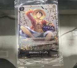 P-075 Monkey.D.Luffy Promo Card TS-02 Tin Set 02 ENGLISH SEALED - Image 1