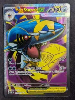 Mega Sharpedo ex - 113/094 Phantasmal Flames (Pokemon) - Image 1