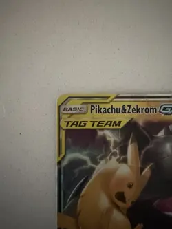 Pikachu & Zekrom GX 33/181 SM Team Up Tag Team Pokemon Card TCG - Image 2