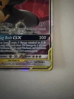 Pikachu & Zekrom GX 33/181 SM Team Up Tag Team Pokemon Card TCG - Image 4