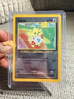 Nintendo Pokemon TCG Southern Islands Togepi 4/18 Promo Reverse Holo 40HP - Image 4