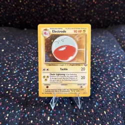 Pokemon TCG Electrode Jungle 2/64 Unlimited WOTC Holo Rare LP+/NM- *pk fresh* - Image 2