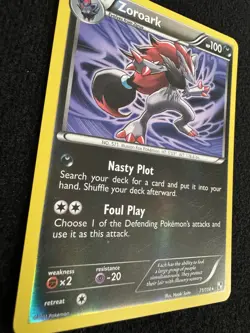 Pokemon TCG Zoroark 71/114 Rare Reverse Holo Black & White (FREE SHIP +$20) - Image 2